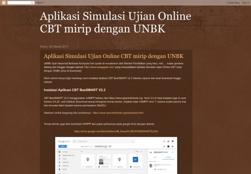 
                            7. Aplikasi Simulasi Ujian Online CBT mirip dengan UNBK