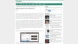 
                            8. Aplikasi Smartphone Gratis dari Blapkmarket | PERJUANGAN
