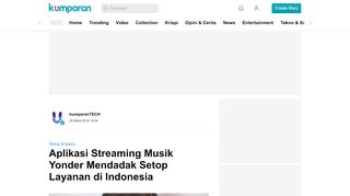 
                            6. Aplikasi Streaming Musik Yonder Mendadak Setop Layanan di ...