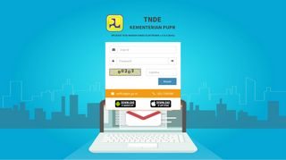 
                            9. Aplikasi TNDE | Log in