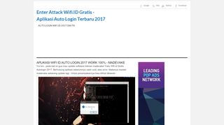 
                            5. APLIKASI WIFI ID AUTO LOGIN 2017 WORK 100% - MADEVAKE ...