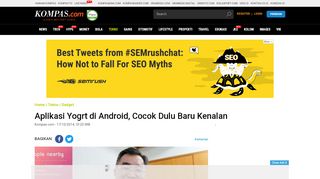 
                            9. Aplikasi Yogrt di Android, Cocok Dulu Baru Kenalan - Kompas.com