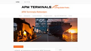 
                            6. APM Terminal Update |