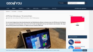 
                            11. APN bei Windows 10 einrichten - QSO4YOU