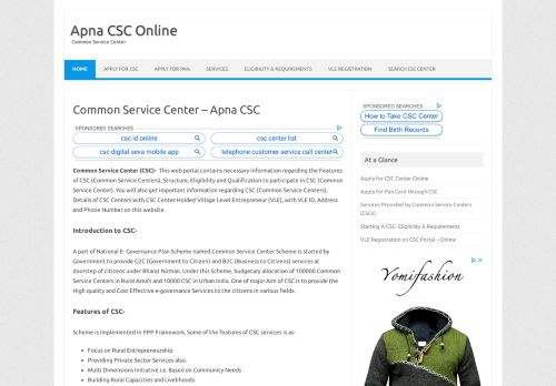 
                            2. Apna CSC Online: Common Service Center