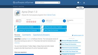 
                            9. Apna Dhan software and downloads (apnadhan.exe)