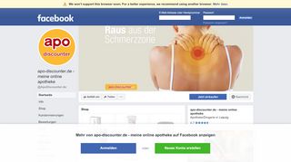 
                            5. apo-discounter.de - meine online apotheke - Startseite | Facebook