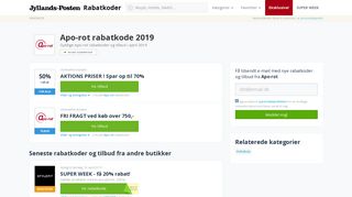 
                            8. Apo-rot rabatkode - Gør et kup i februar 2019 - Jyllands-Posten