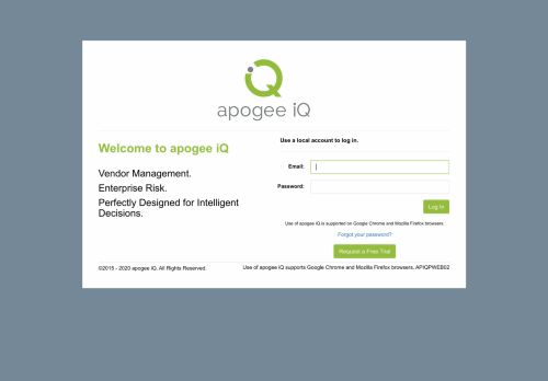 
                            6. ApogeeIQ | Login