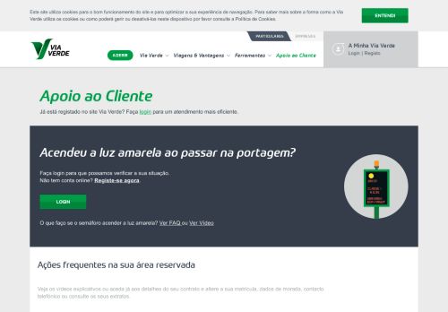 
                            3. Apoio ao Cliente — Via Verde