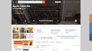 
                            5. Apollo Cable Net, Tarnaka - Apolo Cable Net - Internet Service ...