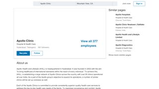 
                            6. Apollo Clinic | LinkedIn