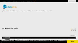 
                            2. Apollo IPTV echec login fail - DZSat