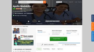 
                            12. Apollo Medskills, Bannerghatta Road - Pharmacy Institutes in ...