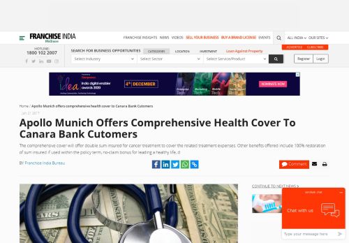 
                            10. Apollo Munich offers comprehensive health cover to Canara Bank ...