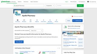 
                            10. Apollo Pharmacy Employee Benefits and Perks | Glassdoor