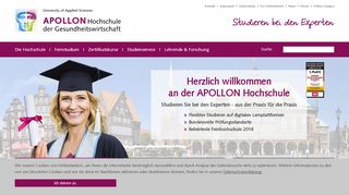 
                            2. APOLLON Hochschule - Ihr Fernstudium im Gesundheitswesen