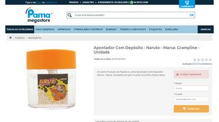 
                            12. Apontador Com Depósito - Naruto - Marca: Grampline - Unidade na ...