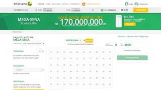 
                            5. Apostar na Mega-Sena - Loteria Online | Intersena