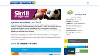 
                            10. Apostas esportivas com Skrill » apostasesportivas24.net