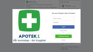 
                            13. Apotek 1 Alta - Visste du at på www.mineresepter.no får du... | Facebook