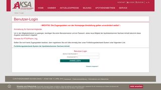 
                            11. Apothekerkammer Sachsen-Anhalt - Login