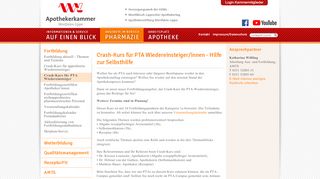 
                            9. Apothekerkammer Westfalen-Lippe - Crash-Kurs für PTA ...