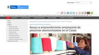 
                            7. Apoyo a emprendimiento empresarial de personas desmovilizadas en ...