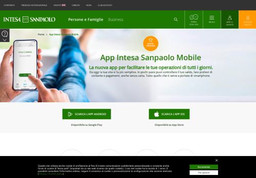 
                            2. App Banca Android, iOS e Windows: Intesa Sanpaolo Mobile ...