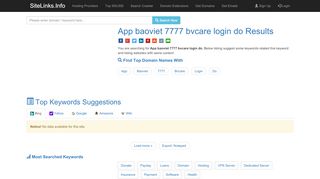 
                            5. App baoviet 7777 bvcare login do Results For Websites Listing