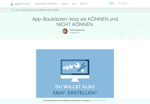 
                            9. App-Baukästen: Was sie KÖNNEN und NICHT KÖNNEN.