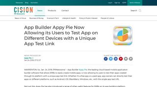 
                            7. App Builder Appy Pie Now Allowing its Users to Test App on ...