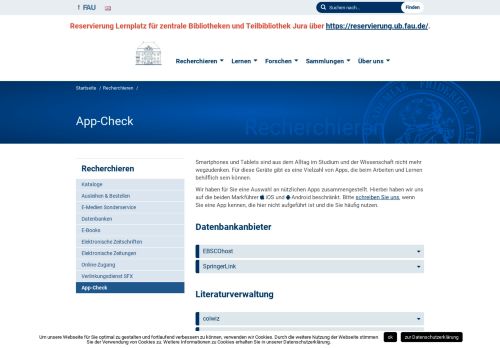 
                            9. App-Check – Universitätsbibliothek Erlangen-Nürnberg