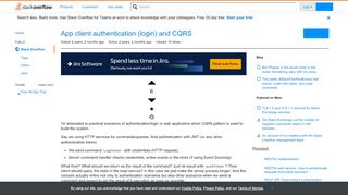
                            1. App client authentication (login) and CQRS - Stack Overflow