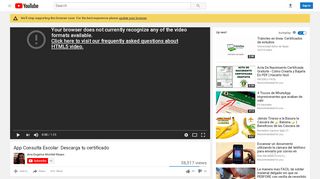 
                            11. App Consulta Escolar: Descarga tu certificado - YouTube