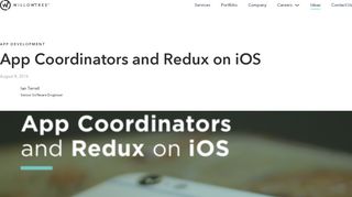 
                            11. App Coordinators and Redux on iOS - WillowTree Apps