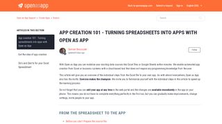 
                            8. App creation 101 - Turning spreadsheets into apps with Open as App ...