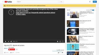 
                            6. App de UTE - Aporte de Lectura - YouTube