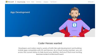 
                            6. App development learning path - Microsoft - The Cloud Society