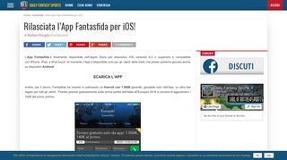 
                            7. App Fantasfida - Daily Fantasy Sports.it