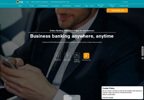 
                            7. App for smartphones - Banking Channels - FNB