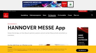 
                            3. App - HANNOVER MESSE