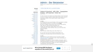 
                            8. APP HomeTalk - Admin - Der Betatester - WordPress.com