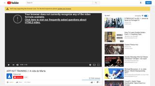 
                            8. APP HUT TRAINING // A vida de Marta - YouTube