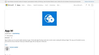 
                            6. App It! beziehen – Microsoft Store de-DE