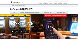 
                            9. APP | Let's play DARTSLIVE! | DARTSLIVE Singapore | DARTSLIVE