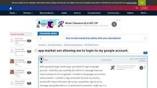 
                            11. app market not allowing me to login to my google account ...