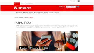 
                            6. App MB WAY - Pagamentos por nr de telemóvel - Clientes Santander