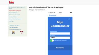 
                            3. App mijn.loondossier.nl. Wat ziet de werkgever? - Inloggen Mijn ...