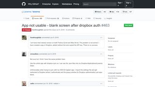 
                            7. App not usable - blank screen after dropbox auth · Issue #463 ... - GitHub
